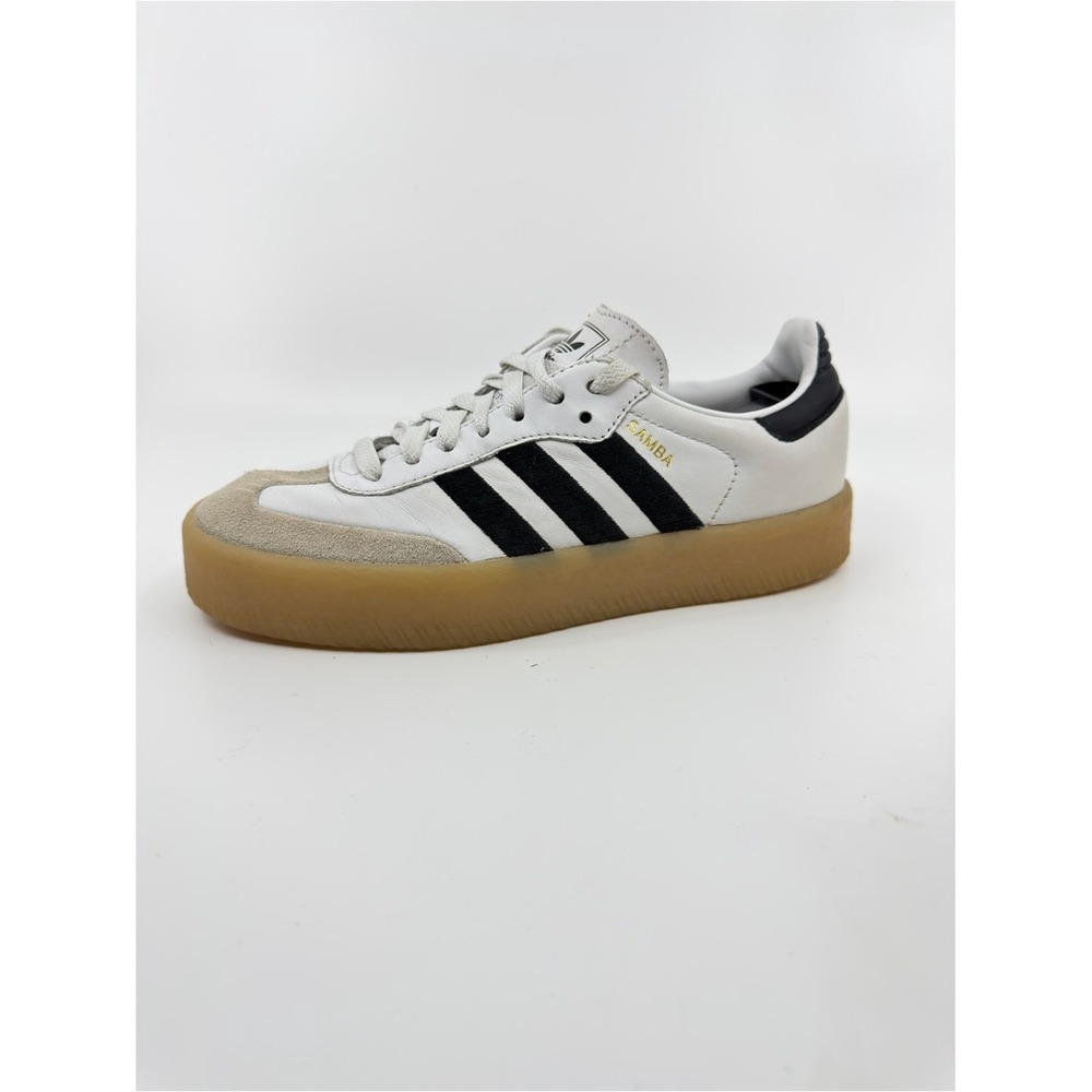Adidas Women 5.5 White Samba Rose Platform Gum Sole Sneakers Sambarose - Picture 5 of 9